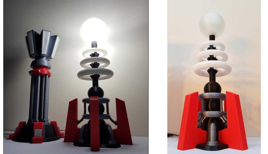 Command & Conquer Tesla Coil Lamp (Fonte de imagem: chrisn889/thingiverse)