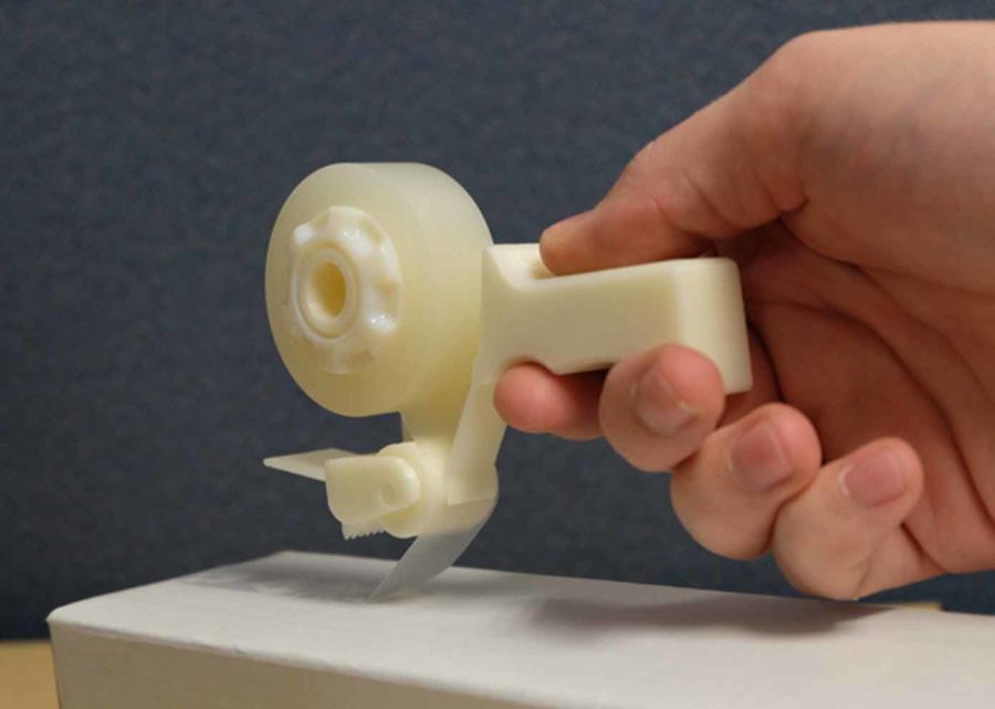 Hand dispenser for adhesive film (Image source: brycelowe/thingiverse)