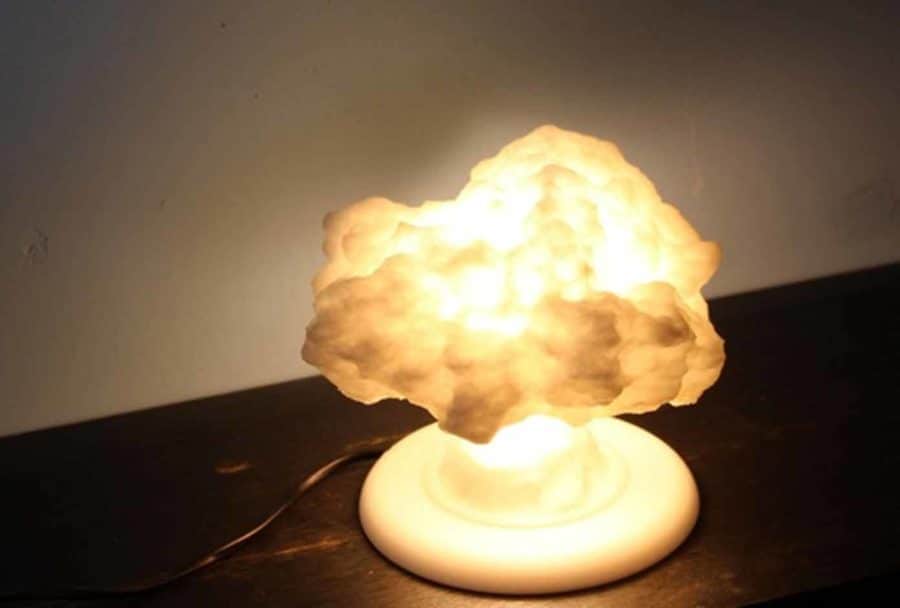 Lampe champignon atomique (source d'images : protonik/thingiverse)