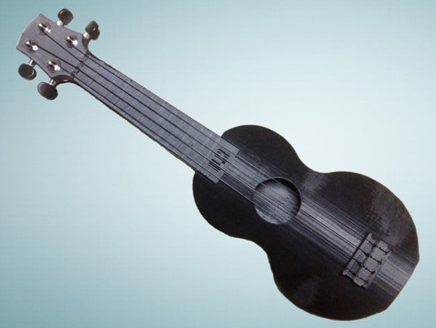 Ukulele from 3D printer as a gift idea