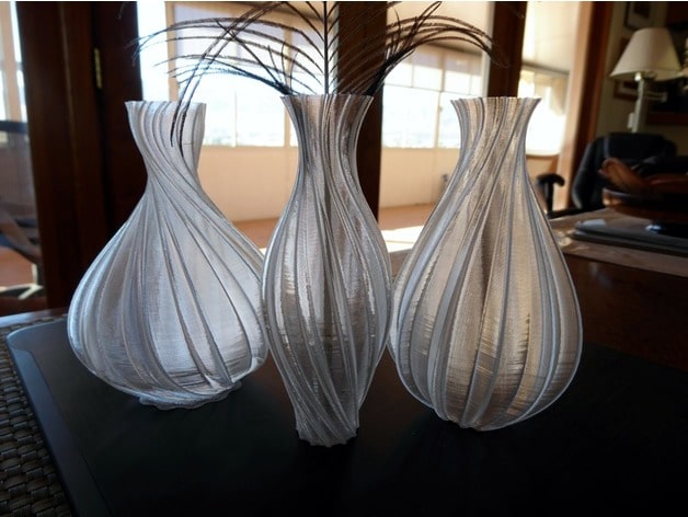 Vases as a gift idea from the 3D printer